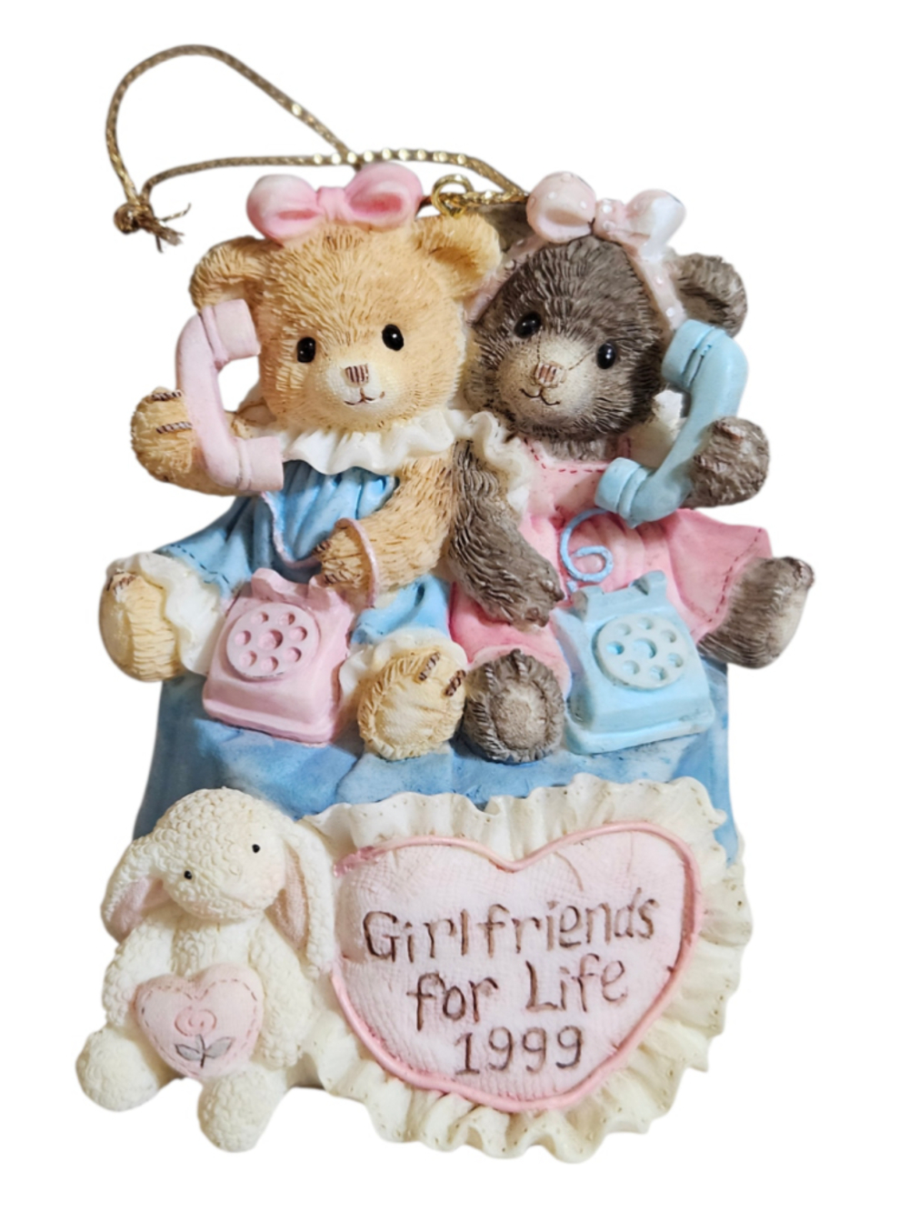 Heart Tugs 1999 “Girlfriends for Life” Ornament Figurine Danko SFMBC